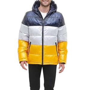 Vestes pour hommes 100% polyester, manteaux d'extérieur de style urbain, manteaux d'hiver pour hommes, nouvelle mode de marque, veste ample décontractée à capuche - Product Image 4