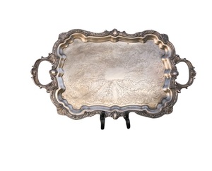 ELEGANT DESIGNS BT-5090 Durable Powder Coated Brass Metal Restaurant & Hotel Decor Serving <b>Tray</b> for Home Use Food Contact Safe - Product Image 2