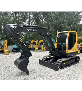 Excavadora de cadenas Volvo EC55 usada de 5.5 toneladas, excavadora mini Volvo EC55 de 5 toneladas, excavadora usada de 5t de segunda mano con CE EPA - Product Image 3