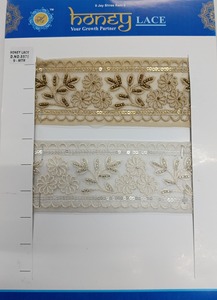 Adorno de encaje de red de diseñador de lujo para ropa de novia de moda de alta gama Patrones intrincados Detalles elegantes para zapatos y bodas - Product Image 4