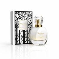 Bouteilles de parfum cylindriques de luxe personnalisées Mingsheng 30ml 50ml 100ml pour parfums liquides avec boîte cadeau Emballage cosmétique