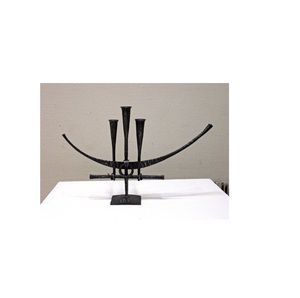 Handmade Classic White Candle Stand Customized Metal (Aluminium) for Home & Wedding <b>Decor</b> for <b>Christmas</b> - Product Image 5