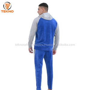 Venta al por mayor personalizado de talla grande 100% algodón ropa deportiva conjunto de gran tamaño de lana con capucha Jogger invierno transpirable impreso chándales OEM - Product Image 2