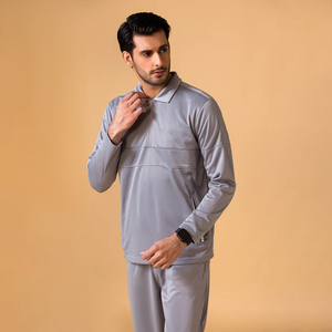 Survêtement de sport de haute qualité pour homme, personnalisé avec logo, léger, 100% coton, polaire technique, à capuche, décontracté, streetwear, pour l'hiver - Product Image 1