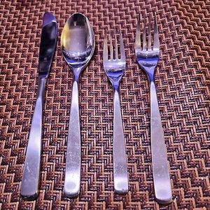 Juego de Cubiertos de Lujo con Diseño de Diamantes Martillados, Cuchara de Acero Inoxidable 304 para Sopa, Postre o Helado, para Fiestas - Product Image 2