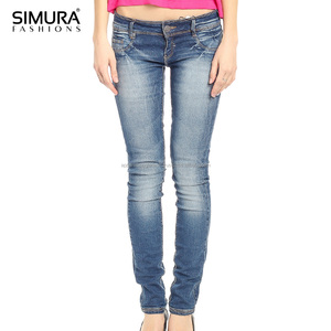 Meilleurs jeans stretch slim pour femmes et jeunes filles, design élégant, grande taille, tendance, en denim, pour le shopping en ligne - Product Image 6