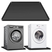 Tapis de protection en silicone sur mesure pour lave-linge, imperméable, antidérapant, résistant à la chaleur, pour dessus de machine à laver/sécher, OEM ODM