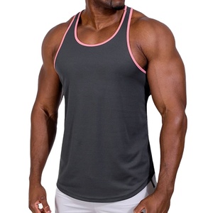 High Quality OEM Bulk Manufacturer Tank Top Factory Sale Slim Fit Bodybuilding Workout Training Vest Top Breathable For Sale - Product Image 4