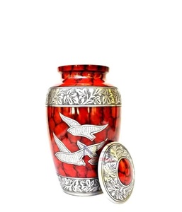 Aluminium Printed Urn <b>Box</b> Aluminium Wooden <b>Ashes</b> Mans Classical Urns <b>Box</b> - Product Image 1