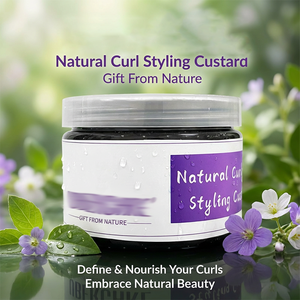Crème Coiffante Bio à Base de Plantes Noire Sans Résidus Protection Thermique Lissante Tenue Moyenne Unisexe pour Cheveux Bouclés et Crépus - Product Image 4