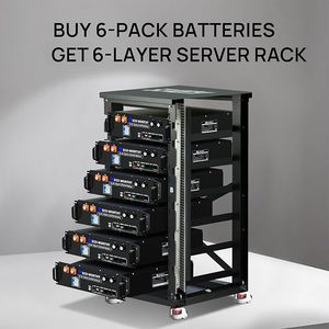 Recién Llegado, Recién Abastecido, Batería para Rack de Servidor ECO-Worthy de 48V 600Ah LiFePO4 con Bluetooth, Paquete de 6, 30.72kWh, Kit de Batería Solar para Respaldo Doméstico - Product Image 3