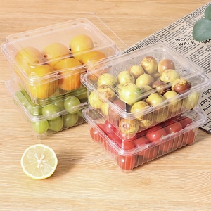 Yüksek Kaliteli Plastik Meyve Çilek Üzüm Kutusu Tek Kullanımlık 500g Plastik Çilek Kutusu - Product Image 3