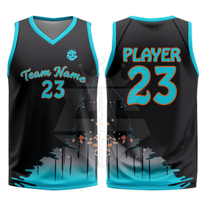 Uniforme de baloncesto Reversible de poliéster de entrenamiento profesional de alta calidad uniforme de baloncesto cómodo - Product Image 4