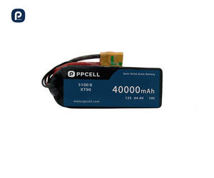 Литий-ионный аккумулятор 12S 40000 мАч 10C для дронов, перезаряжаемый, по цене производителя - Product Image 1