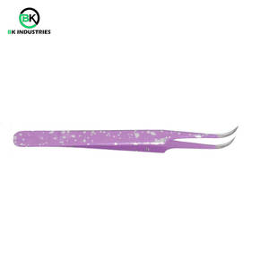 Pinces à cils courbées pour une isolation facile des cils, pinces à cils de haute précision pour les extensions de cils en volume - Product Image 2