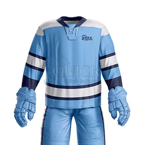 Professional High Quality Men's Ice Hockey Training Uniform Sets 100% Polyester Eco-Friendly Breathable Seamless OEM Service - Product Image 5