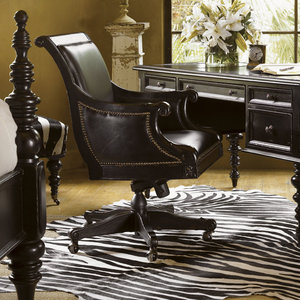 New Engineered Wood Executive <b>Desk</b> Set Tamarind Brown Rectangular Leather Worktop 1-Year Warranty - Product Image 3