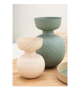 Vase décoratif moderne en métal, pot à fleurs en fer antique, vase pichet galvanisé de style nordique pour la décoration de la maison, des mariages et du salon - Product Image 5