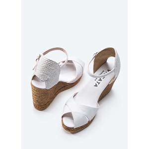 Aiguablava sandalo con zeppa in tela in edizione limitata - Product Image 2