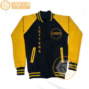 Personalizado Alpha algodón polar bordado Varsity chaqueta fraternidad de alta calidad transpirable ropa griega Phi hombres chaquetas - Product Image 4