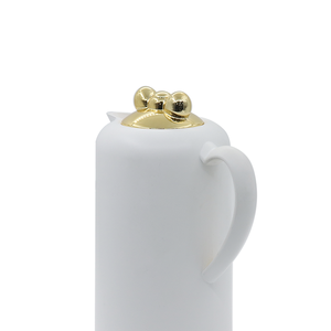 Dễ Thương Bướm Bình Chân Không 1000Ml Nhiệt Tùy Chỉnh Màu Sắc Và Mô Hình Thiết Kế Đồ Uống Cà Phê Trà Nồi Với Thủy Tinh Màu Trắng - Product Image 2