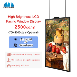 Display LCD para Vitrine, Alta Luminosidade, Sinalização Digital Interna, Tela de Publicidade, Player de Sinalização Digital Android - Product Image 1