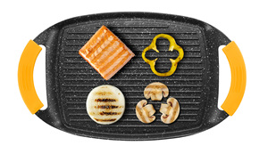 Piastra grill ondulata compatibile con induzione 36x23cm. (Ibili 406023) - Product Image 5