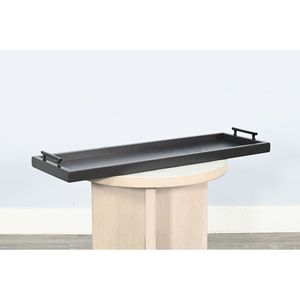 Bandeja de servicio de madera de mango hecha a mano más vendida de alta calidad para decoración del hogar y decoración de mesa - Product Image 3