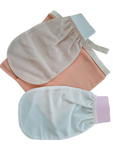 Guante Exfoliante Turco para Hammam con Muñequera Elástica, Exfoliante Natural para Rostro y Cuerpo, Eliminador de Bronceado para Piel Sensible/Normal - Product Image 2