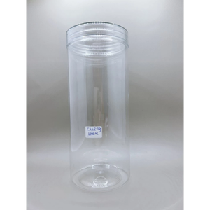 Pot cosmétique en plastique PET transparent avec bouchon transparent pour récipient de stockage de baume à crème pot alimentaire en plastique d'emballage rechargeable - Product Image 4