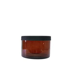 High Quality Brown Glass Candle Jar Home Decorative Lighting <b>Accessories</b> for Christmas <b>Birthday</b> Table Decorative Tea Light - Product Image 2