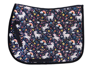 Nouvelle arrivée 2026, tapis de selle de dressage à thème licorne sublimé, tapis de selle d'équitation personnalisé, tapis d'équitation - Product Image 4