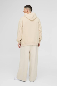 Sudaderas con Capucha Negras de Alta Calidad para Hombre al por Mayor, Logotipo Personalizado, Tejido Grueso 100% Algodón, Corte Regular, Forro Polar de Invierno, Resistentes al Viento - Product Image 2