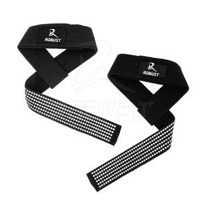 Correas de Levantamiento de Cuero Resistentes Personalizadas para Levantamiento de Pesas ROBUST INDUSTRIES RI-6602 Colores/Tamaño/Logotipo Personalizados Goma de Silicona - Product Image 1