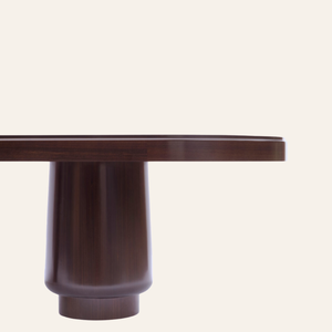 Juego de Mesa de Comedor de Madera Maciza de Diseño Moderno Arcadia, Forma Ovalada, Ensamblado, Extensible, para Uso en el Hogar, Oficina o Restaurante - Product Image 4
