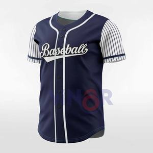 Camiseta de Béisbol Personalizada 100% Poliéster para Hombre, Talla Adulto, Transpirable, de Secado Rápido, Antibacteriana, Ropa Deportiva con Estampado por Sublimación - Product Image 3