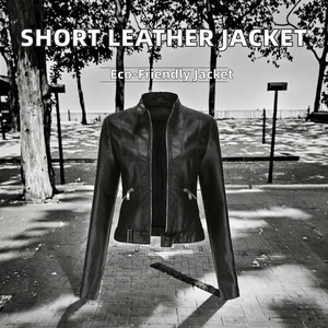 Vente en gros de vestes pour femmes vêtements de mode vestes en cuir véritable pour femmes top ventes vestes en cuir élégantes pour femmes - Product Image 2