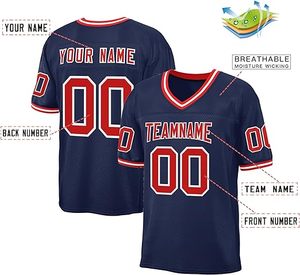 Uniforme Deportivo de Fútbol Americano Unisex, Cómodo, de Secado Rápido, Transpirable, Antibacteriano, Talla Grande, Hecho en Pakistán - Product Image 3