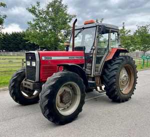 Gran oferta Massey Ferguson 399 100HP Tractor de ruedas con motor de 6 cilindros 4WD utilizado para la Agricultura - Product Image 1