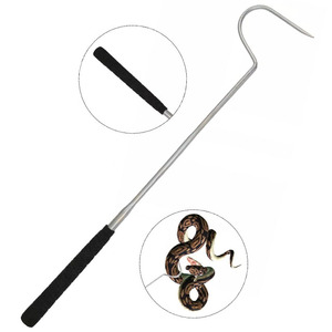 Piège à serpents abordable, pinces à serpents robustes, attrapeur de reptiles, bâton de capture, outil de manipulation à mâchoires larges, crochet à serpents - Product Image 1