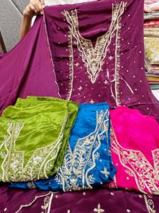 Trajes Premium de moda india bordados a mano sin costuras de diseñador moderno para mujeres para fiestas de estilo tradicional - Product Image 2