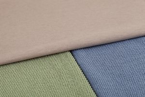 Tela de Felpa de Tres Hilos de Alta Calidad, 65% Algodón, 35% Poliéster, Transpirable, de Punto Grueso, 290gr, para Confección de Vestidos - Product Image 3