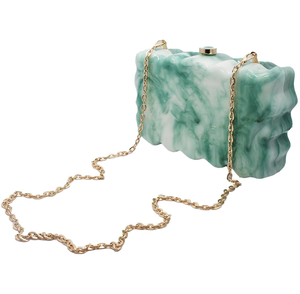 Pochette en résine personnalisée au design unique faite à la main à la mode pochette en résine pochette de soirée sac à main en résine au design unique - Product Image 5