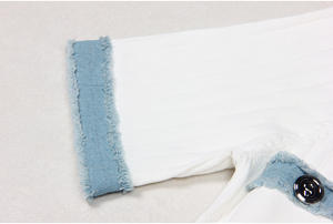 Women's Wool Maxi <b>Dress</b> O-Neck Short <b>Sleeve</b> Single-Breasted Knitted Fit Flare Designed Patchwork Lady Summer Wear Button - Product Image 5