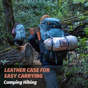 Hache viking artisanale Thewizcrafts en acier à haute teneur en carbone, manche en bois naturel, étui en cuir, qualité industrielle. Hache polyvalente - Product Image 5