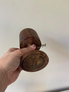 Verre en bois pour boissons quotidiennes Verres rustiques naturels faits à la main pour cadeaux par Tradebyd - Product Image 5