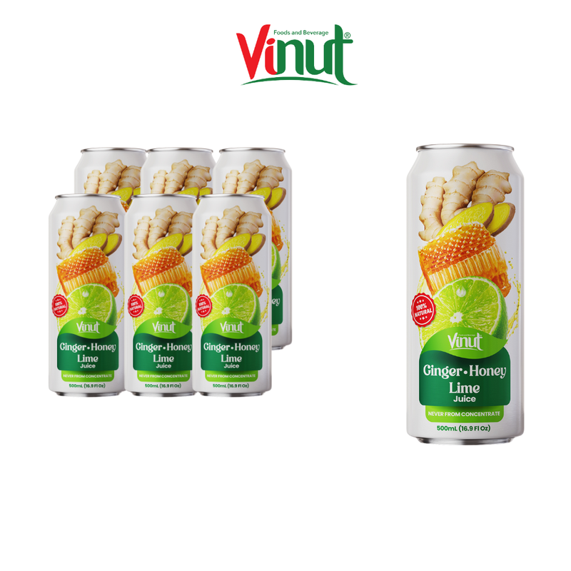 Beverage Golden Ginger Cans 180ml Fruit