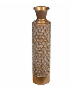 Florero de diseño antiguo de Metal de hierro martillado de alta calidad más vendido personalizado para bodas decoración del hogar. - Product Image 1
