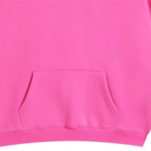 Sudadera con Capucha de Felpa de Alta Calidad, 100% Algodón, Lavada con Ácido, con Apliques, para Hombre y Mujer, Moderna, Bordada, Ecológica, Teñida en Color Liso - Product Image 3