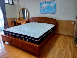 Base de Cama King-Size Moderna Clásica de Madera de Teca |   Un Conjunto Magnífico y Duradero Diseñado para una Elegancia Sostenible en el Hogar - Product Image 5